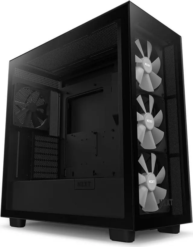 Alt view image 9 of 14 - NZXT H Series H7 (2023) Elite Edition ATX Mid Tower Chassis Black color-CM-H71EB-02