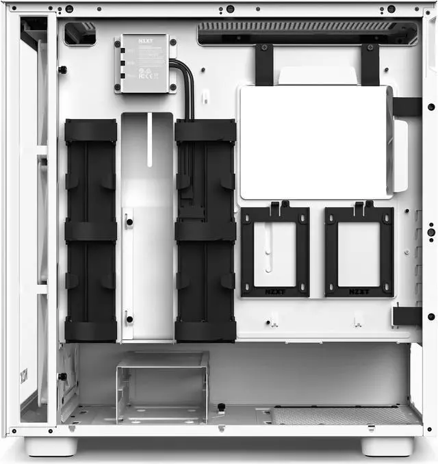 Alt view image 6 of 14 - NZXT H Series H7 (2023) Elite Edition ATX Mid Tower Chassis White color-CM-H71EW-02