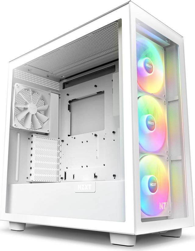 NZXT H Series H7 (2023) Elite Edition ATX Mid Tower Chassis White ...