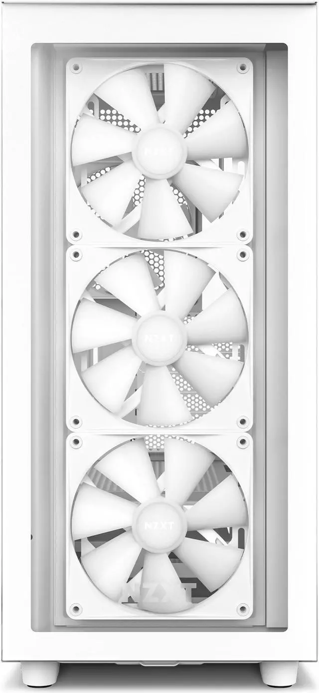 Alt view image 13 of 14 - NZXT H Series H7 (2023) Elite Edition ATX Mid Tower Chassis White color-CM-H71EW-02