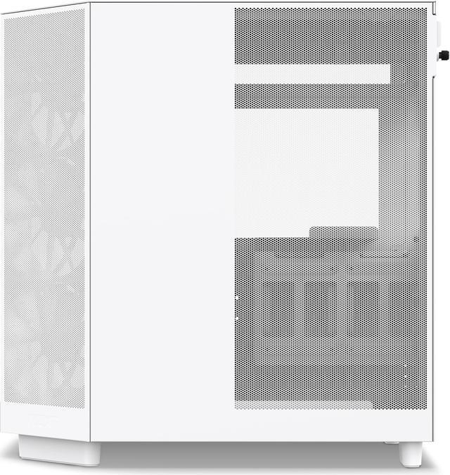 Alt view image 11 of 15 - NZXT H6 FLOW Compact Dual-Chamber Mid-Tower Airflow Case, White, CC-H61FW-01