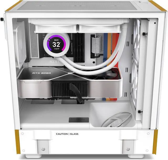 Alt view image 2 of 17 - NZXT H5 Flow  Starfield Compact Mid-Tower Airflow Case-CC-H51FW-SF-FS