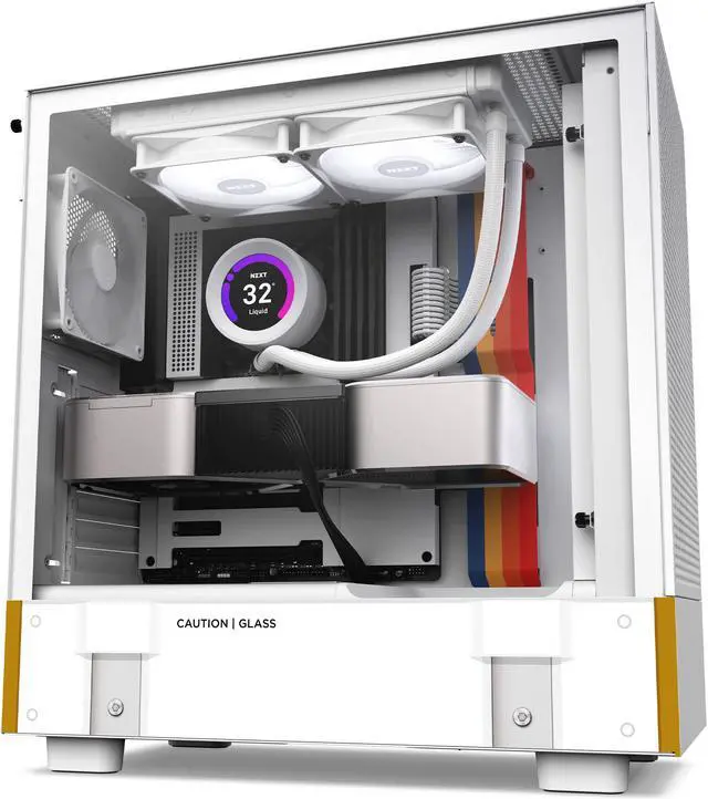 Alt view image 3 of 17 - NZXT H5 Flow  Starfield Compact Mid-Tower Airflow Case-CC-H51FW-SF-FS