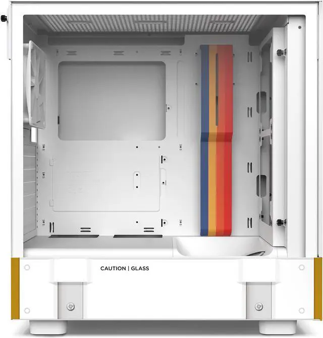 Alt view image 8 of 17 - NZXT H5 Flow  Starfield Compact Mid-Tower Airflow Case-CC-H51FW-SF-FS