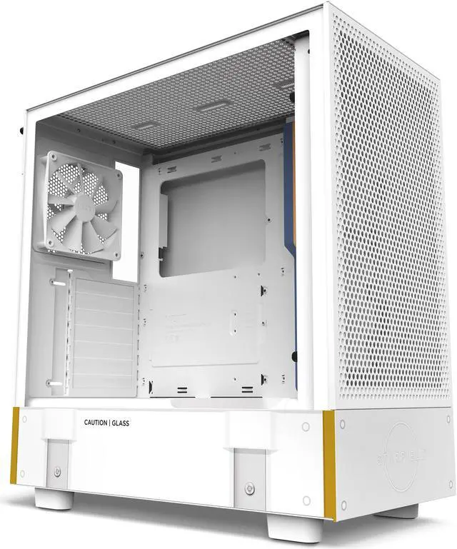 Alt view image 10 of 17 - NZXT H5 Flow  Starfield Compact Mid-Tower Airflow Case-CC-H51FW-SF-FS