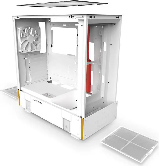 Alt view image 12 of 17 - NZXT H5 Flow  Starfield Compact Mid-Tower Airflow Case-CC-H51FW-SF-FS