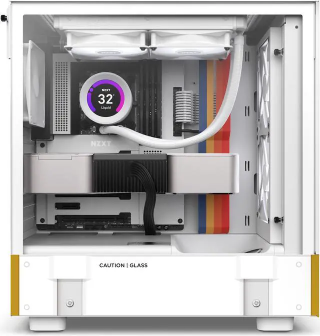 Alt view image 17 of 17 - NZXT H5 Flow  Starfield Compact Mid-Tower Airflow Case-CC-H51FW-SF-FS