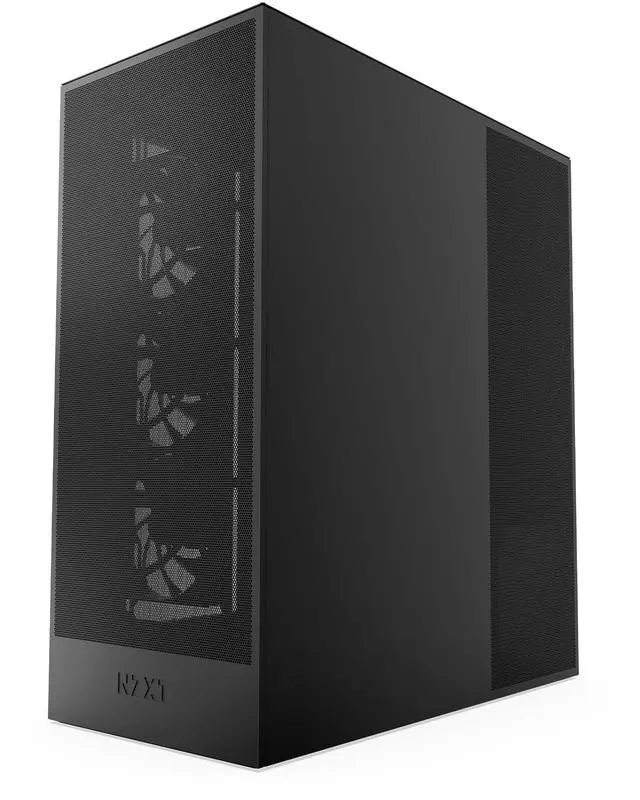 Alt view image 6 of 11 - NZXT H7 Flow (2024) Mid-Tower Case - All Black-CM-H72FB-01
