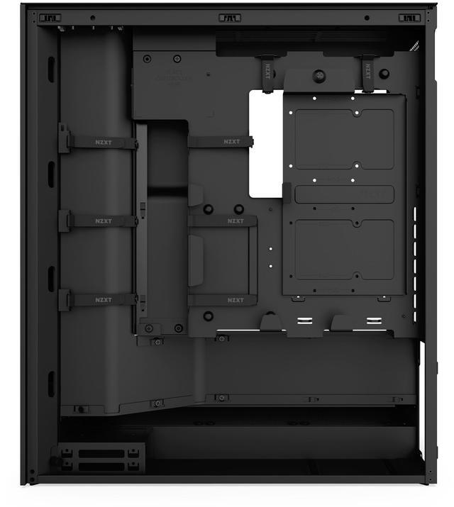 Alt view image 7 of 11 - NZXT H7 Flow (2024) Mid-Tower Case - All Black-CM-H72FB-01