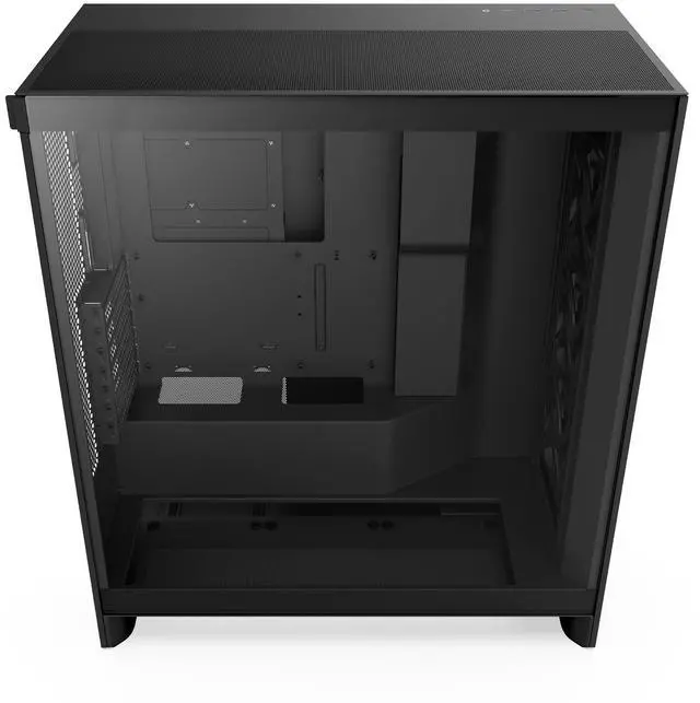Alt view image 4 of 11 - NZXT H7 Flow (2024) Mid-Tower Case - All Black-CM-H72FB-01