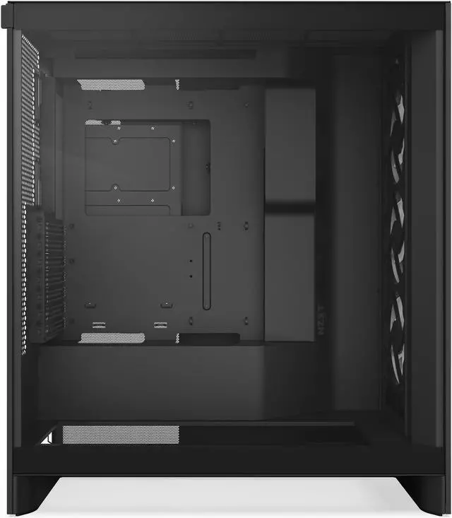 Alt view image 4 of 12 - NZXT H7 Flow RGB (2024) Mid-Tower Case - All Black-CM-H72FB-R1