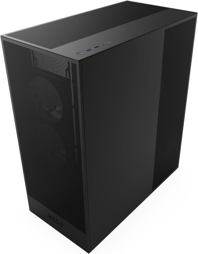 Alt view image 6 of 12 - NZXT H7 Flow RGB (2024) Mid-Tower Case - All Black-CM-H72FB-R1