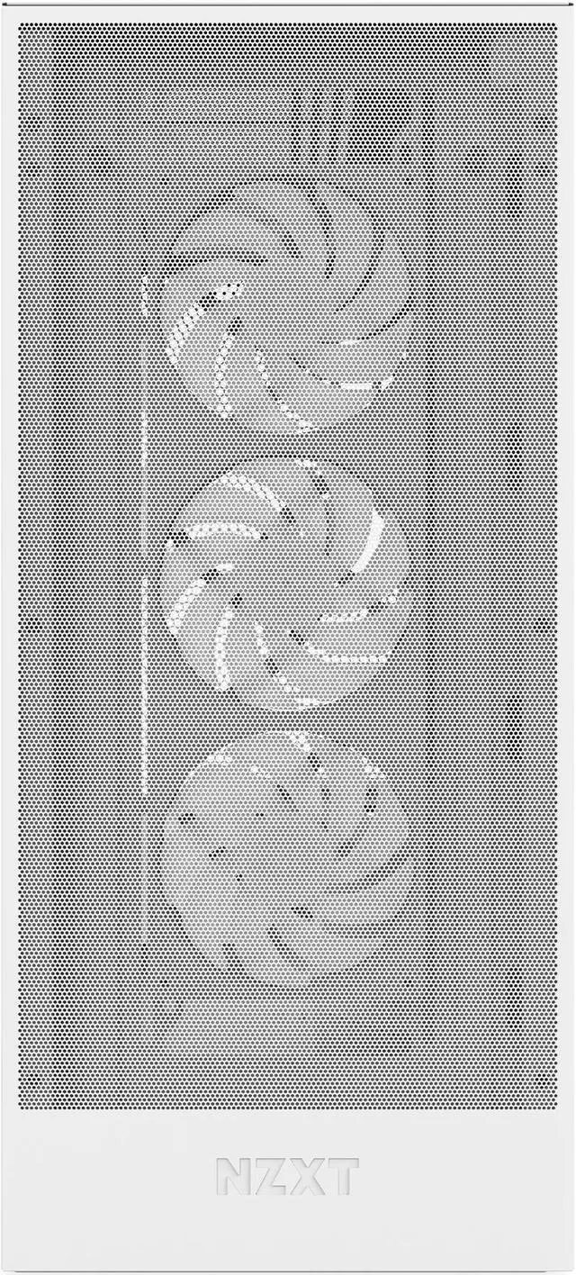 Alt view image 6 of 12 - NZXT H7 Flow RGB (2024) Mid-Tower Case - All White-CM-H72FW-R1