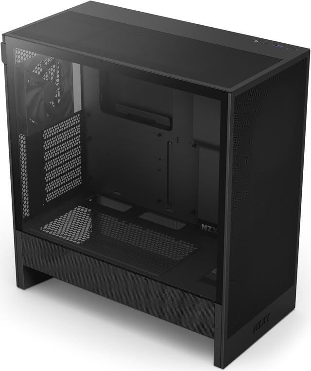Main image of NZXT H Series H5 Flow 2024 Edition ATX Mid Tower Chassis All Black Color
