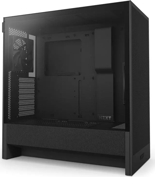 Alt view image 2 of 12 - NZXT H Series H5 Flow 2024 Edition ATX Mid Tower Chassis All Black Color