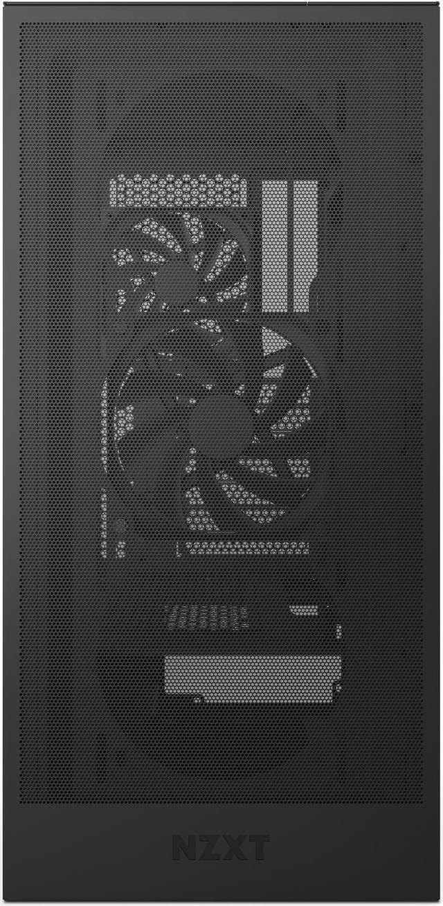Alt view image 6 of 12 - NZXT H Series H5 Flow 2024 Edition ATX Mid Tower Chassis All Black Color