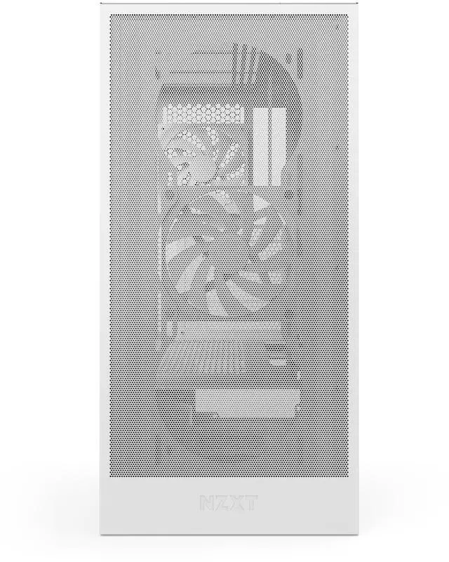 Alt view image 7 of 13 - NZXT H Series H5 Flow 2024 Edition ATX Mid Tower Chassis All White Color