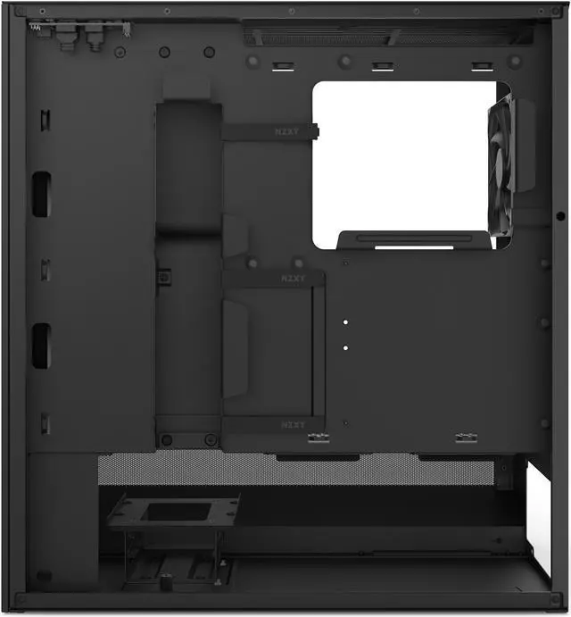 Alt view image 6 of 13 - NZXT H Series H5 Flow 2024 RGB Edition ATX Mid Tower Chassis All Black Color