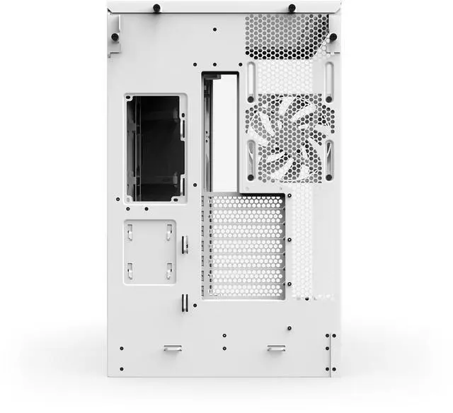 Alt view image 9 of 11 - NZXT H9 Flow (2025) CM-H92FW-01 Large Dual-Chamber ATX Mid-Tower - White