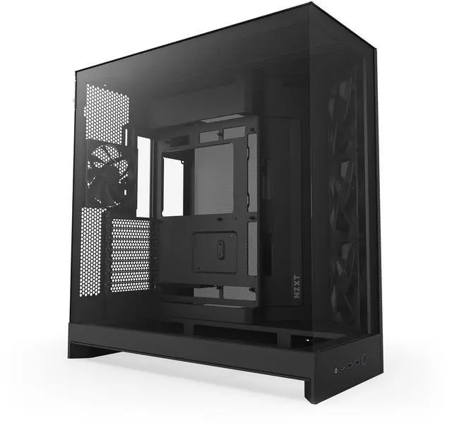 Alt view image 2 of 11 - NZXT H9 Flow (2025) CM-H92FW-01 Large Dual-Chamber ATX Mid-Tower - Black