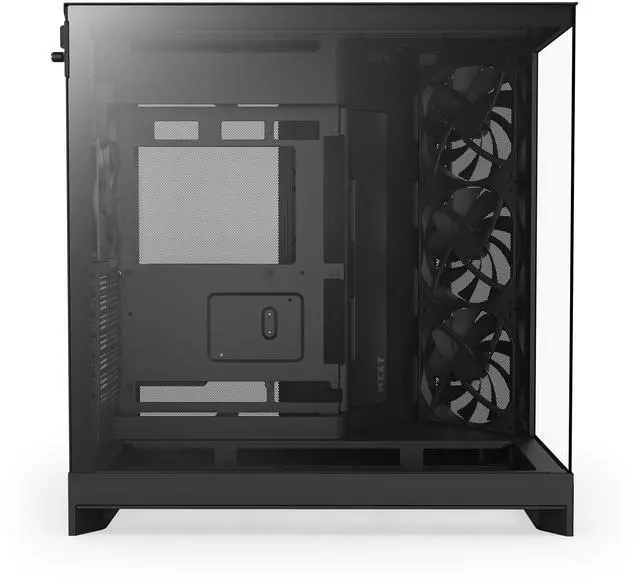 Alt view image 4 of 11 - NZXT H9 Flow (2025) CM-H92FW-01 Large Dual-Chamber ATX Mid-Tower - Black