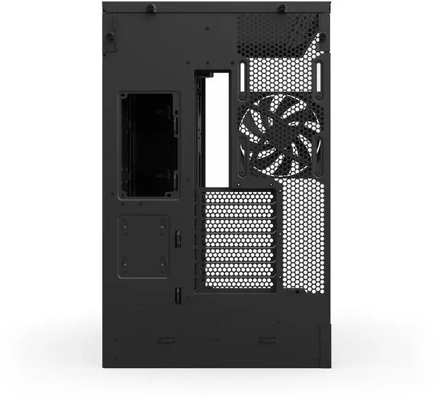Alt view image 7 of 11 - NZXT H9 Flow (2025) CM-H92FW-01 Large Dual-Chamber ATX Mid-Tower - Black