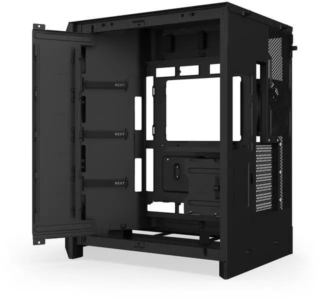 Alt view image 10 of 11 - NZXT H9 Flow (2025) CM-H92FW-01 Large Dual-Chamber ATX Mid-Tower - Black