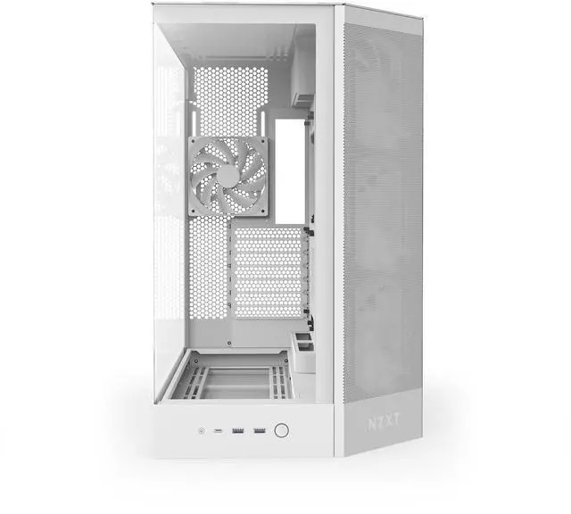 Alt view image 7 of 11 - NZXT CM-H92FW-R1 White SGCC / Tempered Glass Mid-Tower Case (Computer Cases - ATX Form)