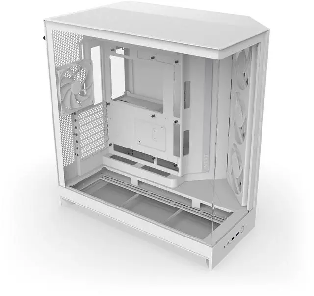 Alt view image 9 of 11 - NZXT CM-H92FW-R1 White SGCC / Tempered Glass Mid-Tower Case (Computer Cases - ATX Form)
