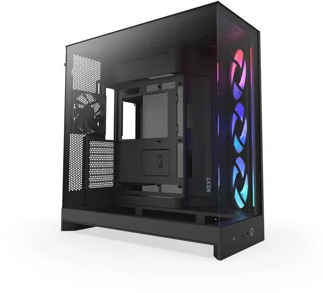 Alt view image 5 of 11 - NZXT CM-H92FB-R1 Black tinted tempered glass Mid-Tower Case (Computer Cases - ATX Form)