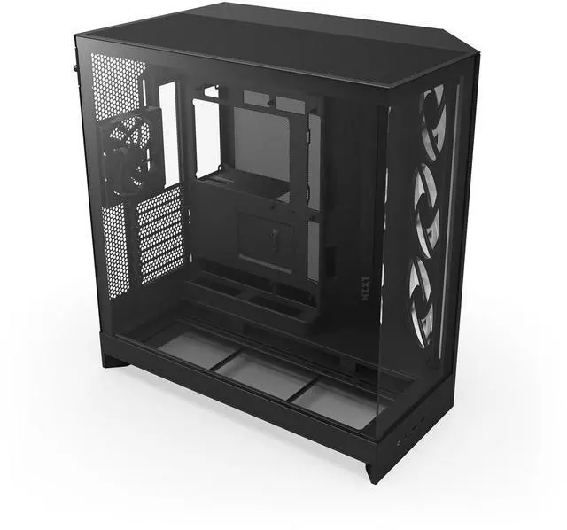 Alt view image 9 of 11 - NZXT CM-H92FB-R1 Black tinted tempered glass Mid-Tower Case (Computer Cases - ATX Form)