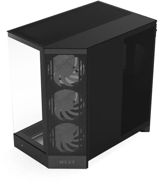 Alt view image 10 of 11 - NZXT CM-H92FB-R1 Black tinted tempered glass Mid-Tower Case (Computer Cases - ATX Form)