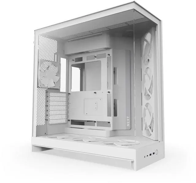 Alt view image 6 of 14 - NZXT CCM-H92FW-P1 White SGCC / Tempered Glass Mid-Tower Case (Computer Cases - ATX Form)