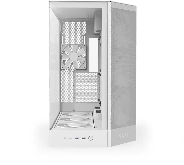 Alt view image 7 of 14 - NZXT CCM-H92FW-P1 White SGCC / Tempered Glass Mid-Tower Case (Computer Cases - ATX Form)
