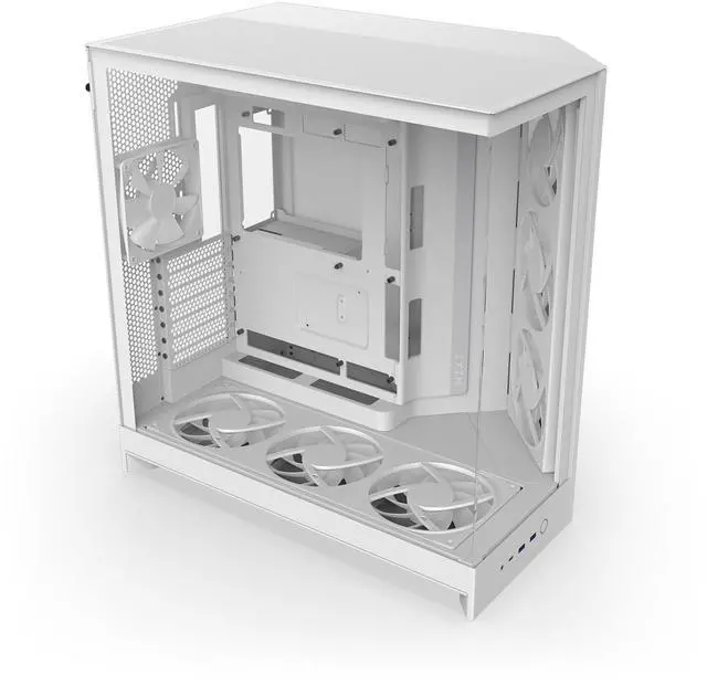 Alt view image 10 of 14 - NZXT CCM-H92FW-P1 White SGCC / Tempered Glass Mid-Tower Case (Computer Cases - ATX Form)