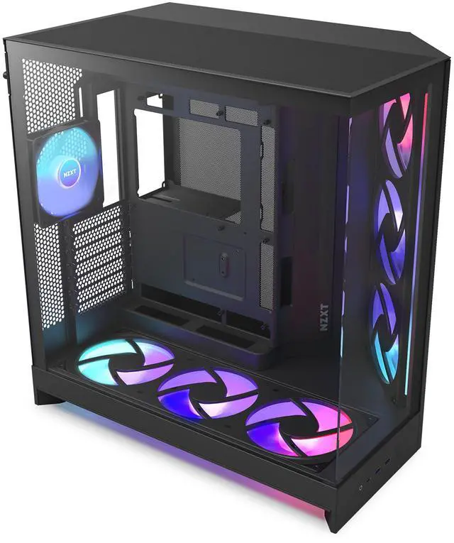 Alt view image 5 of 14 - NZXT CM-H92FB-P1 Black tinted tempered glass Mid-Tower Case (Computer Cases - ATX Form)