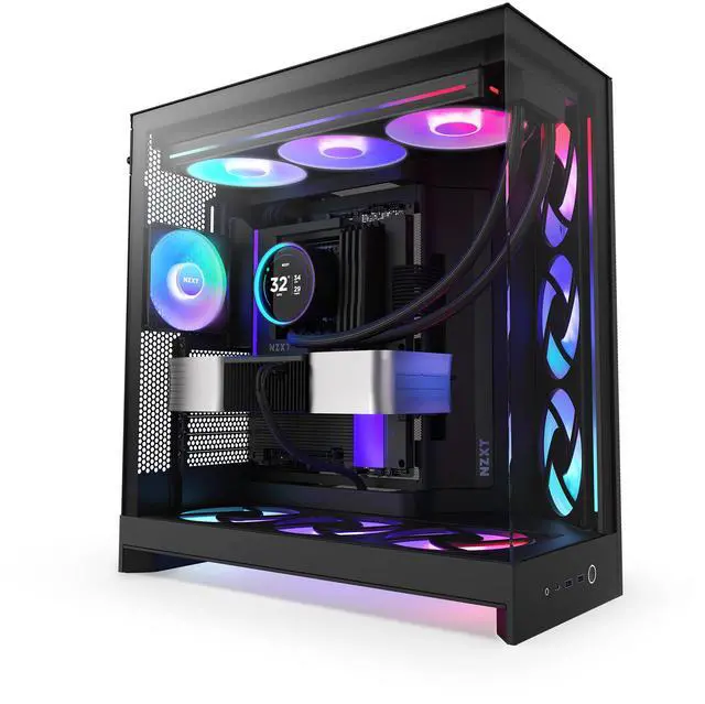 Main image of NZXT CM-H92FB-P1 Black tinted tempered glass Mid-Tower Case (Computer Cases - ATX Form)