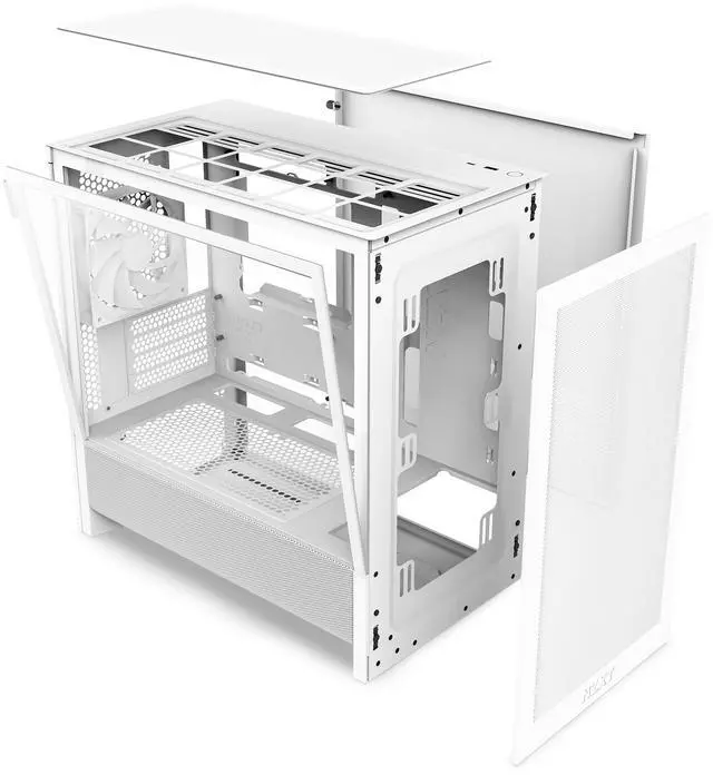 Alt view image 10 of 13 - NZXT CCC-H31FW-01White SGCC / Tempered Glass Micro ATX Cases Case  (Computer Cases - ATX Form)