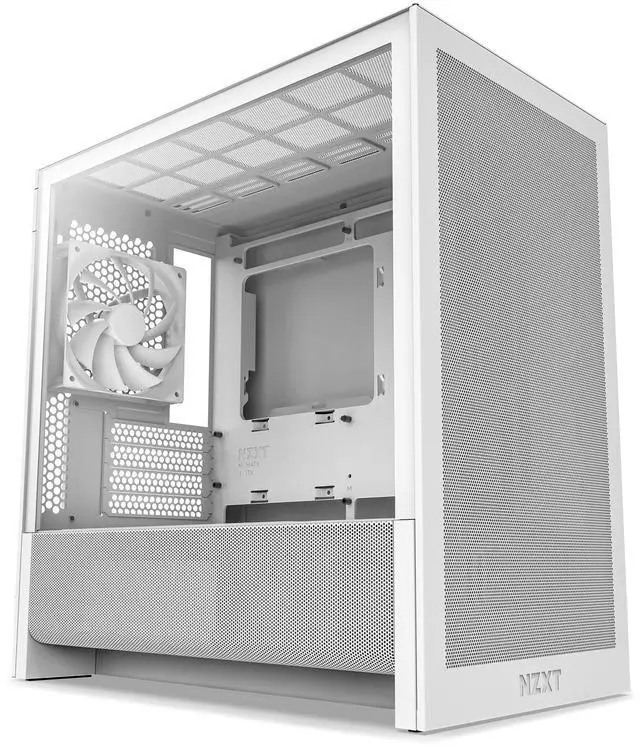 Alt view image 3 of 13 - NZXT CCC-H31FW-01White SGCC / Tempered Glass Micro ATX Cases Case  (Computer Cases - ATX Form)