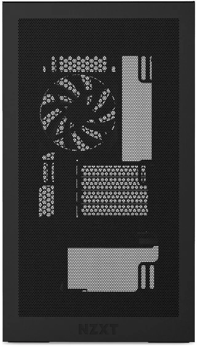 Alt view image 6 of 13 - NZXT CC-H31FB-01 Black tinted tempered glass Micro ATX Cases Case  (Computer Cases - ATX Form)