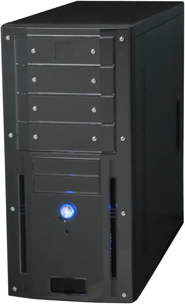 Alt view image 4 of 13 - Rosewill TU-155 Black 0.8mm SGCC Steel ATX Mid Tower Computer Case with 400W(20+4 pin) Power Supply