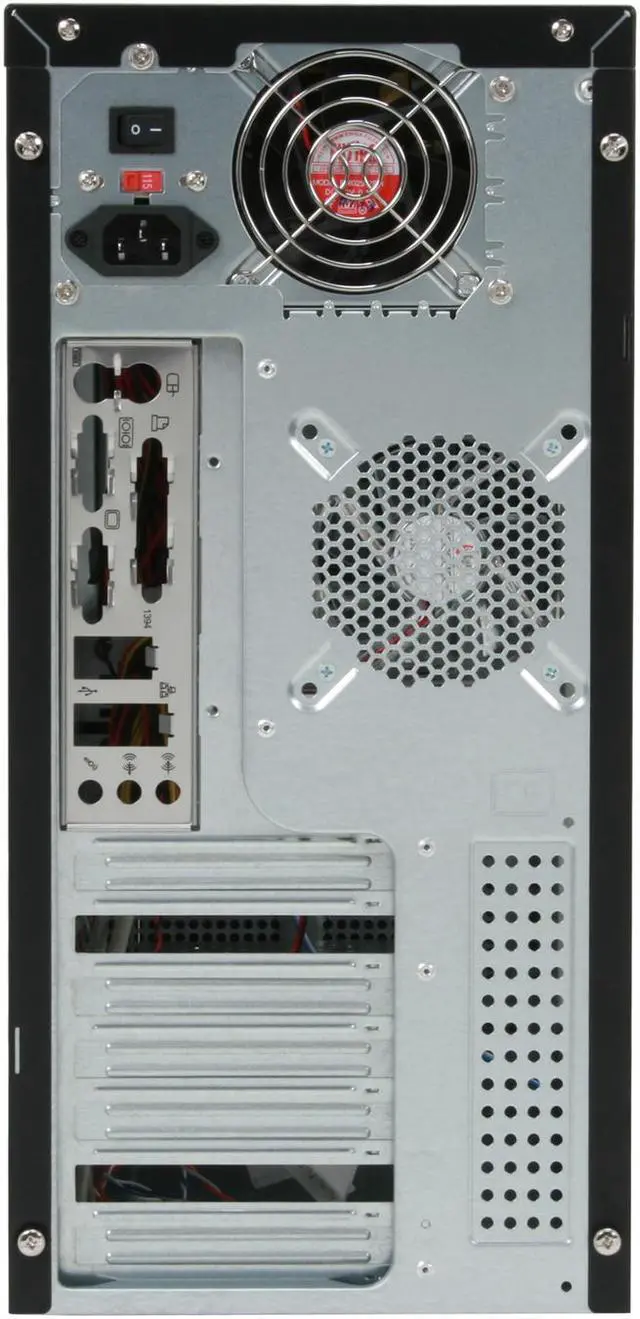 Alt view image 12 of 13 - Rosewill TU-155 Black 0.8mm SGCC Steel ATX Mid Tower Computer Case with 400W(20+4 pin) Power Supply