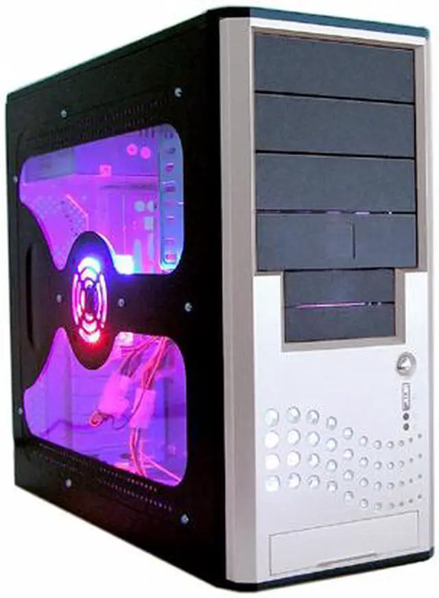 Rosewill SL313-2634WU+P27 Black/ Gold Computer Case - Newegg.com