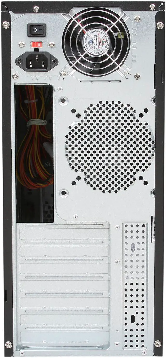 Alt view image 8 of 9 - Rosewill R103A - Black Steel ATX Mid Tower Computer Case - 350W 20 + 4-Pin Connector Power Supply