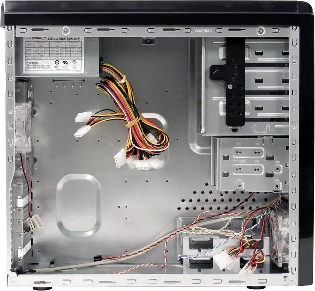 Alt view image 7 of 16 - Rosewill TU-153 Black Steel ATX Black 0.8mm SECC Steel  Mid Tower Computer Case 400W(20+4 pin) Power Supply
