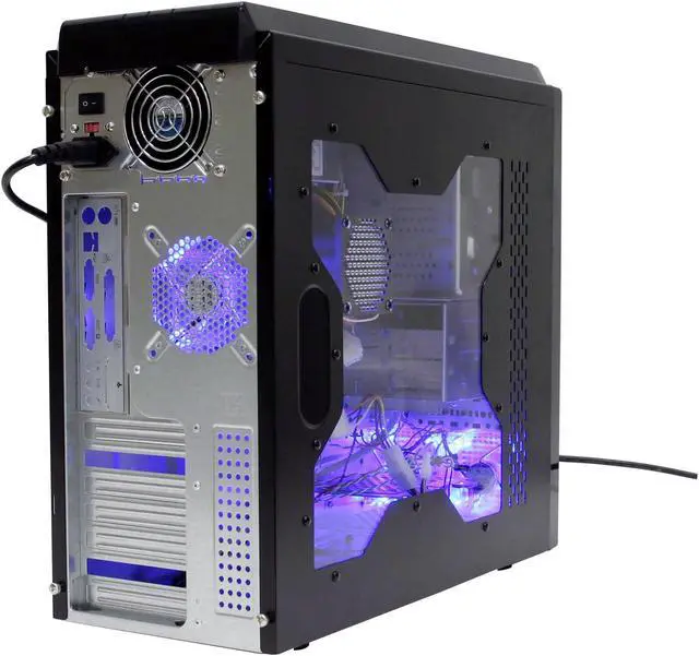 Alt view image 9 of 16 - Rosewill TU-153 Black Steel ATX Black 0.8mm SECC Steel  Mid Tower Computer Case 400W(20+4 pin) Power Supply
