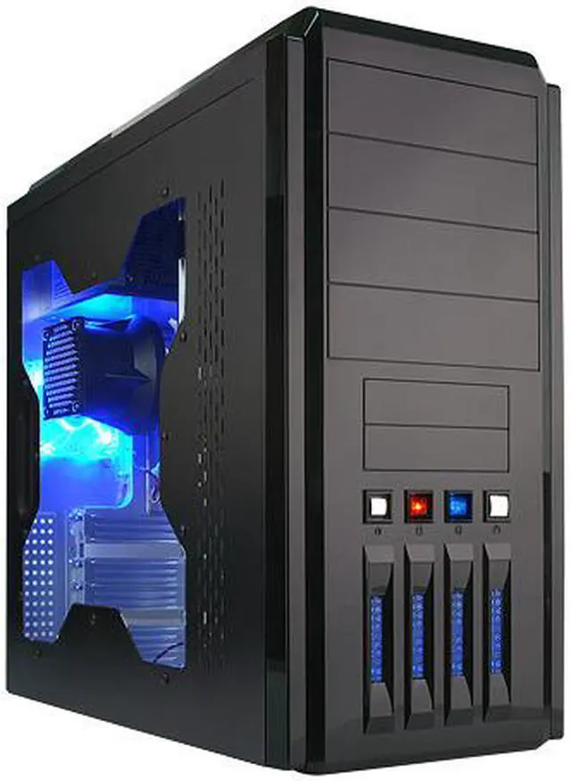 Main image of Rosewill TU-153 Black Steel ATX Black 0.8mm SECC Steel  Mid Tower Computer Case 400W(20+4 pin) Power Supply