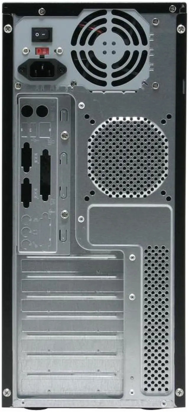 Alt view image 7 of 15 - Rosewill R203A Black Steel ATX Mid Tower Computer Case 350W Power Supply