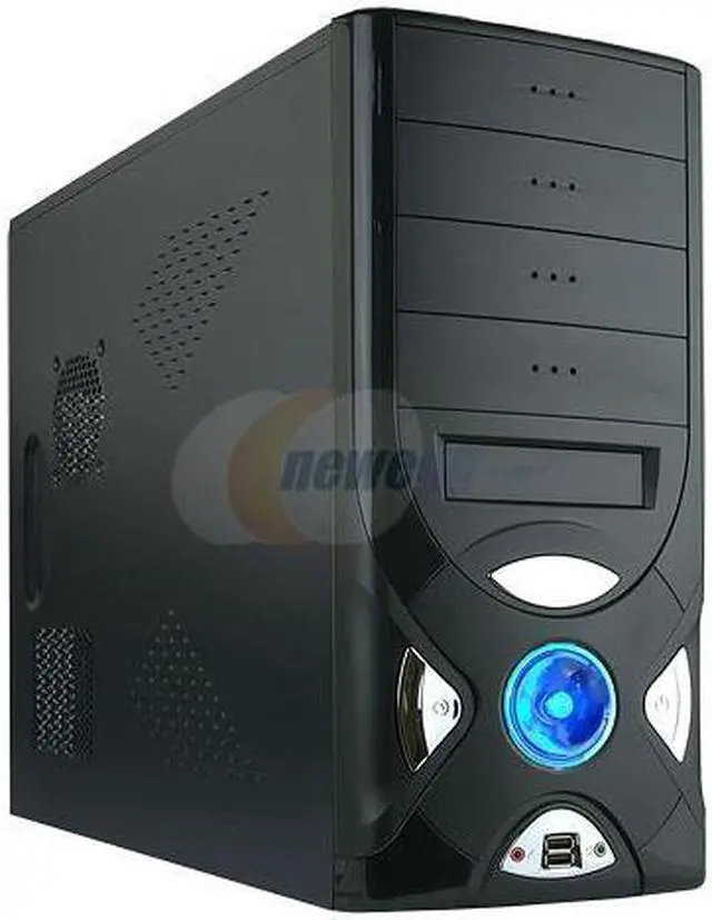 Main image of Rosewill R203A Black Steel ATX Mid Tower Computer Case 350W Power Supply