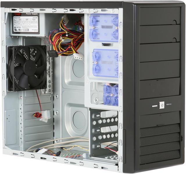 Alt view image 9 of 13 - Rosewill R604TBLK-N 3 x120mm Cooling Fan Pre-Installed on the TOP,Front and Rear ,ATX Mid Tower Computer Case with 450W Power Supply